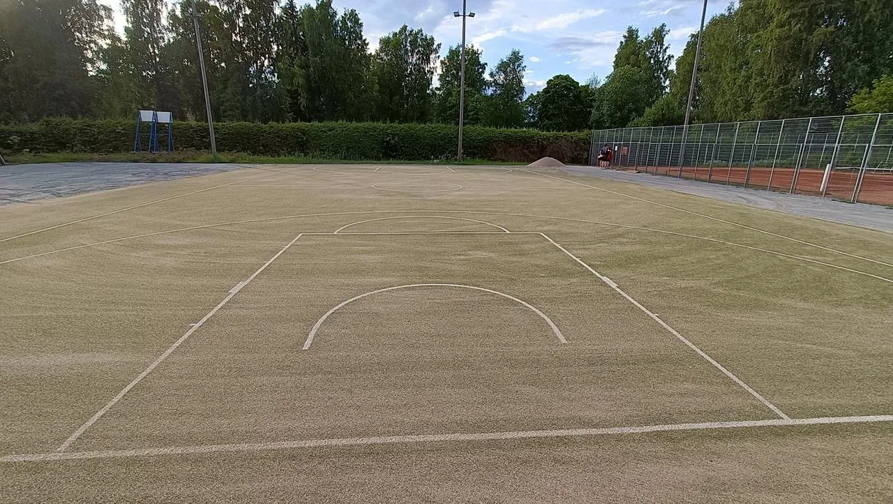 Koripallokori detalji